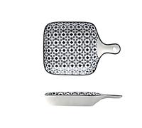 Tiiiopkvvv Insalatiera creativa ceramica singola maniglia ciotola casa dessert ciotola insalatiera formaggio riso al forno ciotola piatto di riso al forno ciotola (colore: 7) (10)