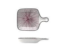 Tiiiopkvvv Insalatiera creativa ceramica singola maniglia ciotola casa dessert ciotola insalatiera formaggio riso al forno ciotola piatto di riso al forno ciotola (colore: 7) (9)