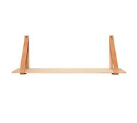 Tiiiopkvvv Mensola da parete decorativa semplice cintura in legno massello laminato libreria mensole galleggianti per bagno camera da letto soggiorno