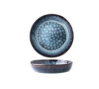 Tiiiopkvvv Piatto piano cinese vintage in ceramica piatti piani 27,9 cm grande porcellana zuppa ciotola casa piatto rotondo insalata piatto microonde / lavastoviglie piatto
