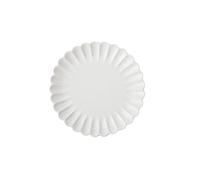 Tiiiopkvvv Piatto piano da 20,3 cm, in ceramica, a forma di crisantemo, set di stoviglie per insalata, pasta, dessert e antipasti. Forno a microonde e piatto lavabile in lavastoviglie (dimensioni