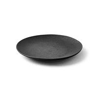 Tiiiopkvvv Piatto piano da bistecca piatto nero satinato occidentale piatto in ceramica per uso domestico piatto giapponese stoviglie piatto (bianco)