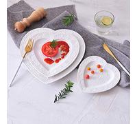 Tiiiopkvvv Piatto piano piatti piani insalatiera set hotel casa famiglia stoviglie decorazione accessori cucina piatto (colore: 17,8 cm) (17,8 cm) (17,8 cm)