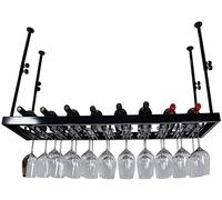 Tiiiopkvvv Portabicchieri da appendere a testa in giù Portabottiglie per vino Creativo Soggiorno Bottiglia di vino Portabicchieri da vino a parete Rack di stoccaggio (dimensioni: 10030 cm) (60 x 30 cm