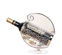 Tiiiopkvvv Portabottiglie creativo portabottiglie decorativo porta vino per la casa portabottiglie moderno minimalista per soggiorno decorazioni portabottiglie di vino (colore: 2) (2) (2)