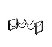 Tiiiopkvvv Portabottiglie in ferro battuto stile europeo Cremagliera di vino creativo sovrapposto portabottiglie multi-bottiglia di vino rack bar creativo armadio vino decorazione portabottiglie di