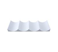 Tiiiopkvvv Portabottiglie per vino nordico moderno minimalista multiuso impilato espositore portabottiglie (colore: grigio scuro) (blu chiaro)