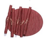 Tiiiopkvvv Sala da pranzo in PVC bicolore nordico Sala da pranzo occidentale a forma di scatola Teslin (colore: B, dimensioni: 45x32,5 cm) (C 45x32,5 cm)