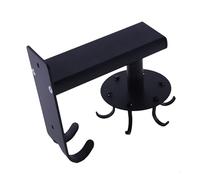 Tiiiopkvvv Scaffale da cucina portaoggetti da cucina gancio girevole in alluminio nero senza punzonatura da appendere alla parete utensili da cucina tagliere spatola cucchiaio rack ripiani