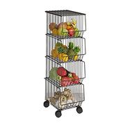 Tiiiopkvvv Scaffale portaoggetti da cucina multistrato Carrello di stoccaggio per la casa Scaffali mobili Carrello di rotolamento con ruote per cucina camera da letto bagno organizer scaffali di