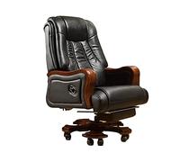 Tiiiopkvvv Sedie da ufficio reclinabili in pelle, sedia girevole moderna per studio, ufficio, sala conferenze, reclinabile, sedie da manager, girevole a 360 gradi