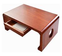 Tiiiopkvvv Tavolo da pavimento antico giapponese Tavolo da tè Tavolo da caffè in legno massello Cassetto Paulownia Cassetto Tatami giapponese Conservazione Zen Tea Semplice Finestra galleggiante