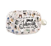 TIIMG Life We Choose For Geova Christian Gift JW Religione Battesimo Cosmetici Borsa Religione Fede Trucco Sacchetto Cerniera, vita scegliamo mb, 0