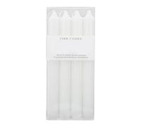 Tiiyee Candele Lunghe, Candela Bianca Per Rituali Steariche Bianche Lunghe Candelabro Matrimonio Stelo Coniche Con Punte Affusolate Casa Decorazione D'Interni Cera Vegana Naturale Candeliere 4 Pezzi