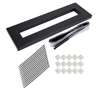 Tiiyee Custodia per pedaliera per Chitarra elettrica, Alimentatore per pedaliera Piccola in Lega di Alluminio Ultra Sottile, Leggero, Ottimo Accessorio con Pedale per Effetto a Morsetto(S)