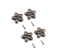 Tiiyee Puntine Per Tappezzeria, Chiodi Da Tappezzeria Modello Fiore Decorativi Decorare Divani Chiodini Mobili Antichi Decorativi Spille In Ottone Unghia Di Fiori Prugna Colore Oro Antico 23MM