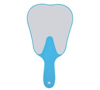 Tiiyee Specchio Forma Dente, Specchietto Dentista Funzione di Ingrandimento Cure Odontoiatriche Mano Dentale con Impugnatura In Plastica Maniglia Specchi Palmari Carino Cosmetico Portatile per Mani