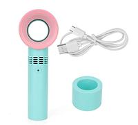 Tiiyee Ventilatore Per Ciglia, Ciglia Extension Agatige Portatile Senza Lama Mini Usb Ventola Raffreddamento Elettrico Ricaricabile Palmare Condizionata Refrigerazione Estensione Con Base Pesante