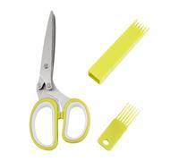 Tijeras De Cocina Para Hierbas De 5 Capas - Cortador De Acero Inoxidable Co | Prácticas tijeras multiusos de acero inoxidable para cocina de aproximadamente 19x8 cm (7.48x3.15 pulgadas), equipadas con un