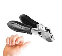 Tijeras Para Uñas De Los Pies Para Personas Mayores: Tijeras Inclinadas De Acero Inoxidable Para Uñas Gruesas | Equipo De Manicura Y Antisalpicaduras, Recortador De Uñas Gruesas Para Padres,