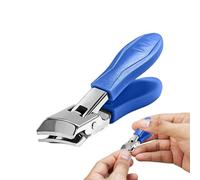 Tijeras Para Uñas De Los Pies Para Personas Mayores: Tijeras Inclinadas De Acero Inoxidable Para Uñas Gruesas | Equipo De Manicura Y Antisalpicaduras, Recortador De Uñas Gruesas Para Padres,