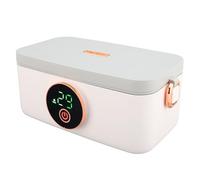 TIKATARER 1L Lunch Box Elettrico Riscaldato, Rivestimento Interno in Acciaio Inossidabile 304 per Uso Alimentare Lunch Box Senza Fili Ricaricabile tramite USB per Mangiare Fuori