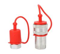 TIKATARER Accoppiatore Idraulico a Connessione Rapida 3/4 Pollici 12 Gpm 24gpm 4000psi NPT, Intercambiabili con Serie ISO5675, Accoppiatori di Trattori in Acciaio Temprato, per Macchinari