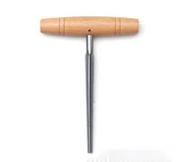 TIKATARER Alesatore per Fori per Piroli per Violino, Strumento per Liutaio con Manicotto in Plastica e Manico in Legno di Faggio, per Chitarra Contrabbasso Viola Violoncello Ukulele (Alesatore per