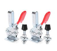 TIKATARER Attiva Azionamento, 2 Pcs Saldatura a Levetta Morsetti di Lavorazione del Legno di Legno per Orizzontale Compressore Rilascio Rapido a Levetta Morsetti per Saldatura e Perforazione