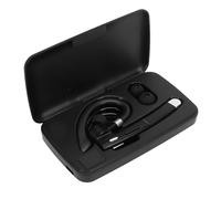 TIKATARER Auricolare Bluetooth Monoauricolare, Cuffia Wireless con Microfono Riduzione del Rumore Ambientale Suono Chiaro 35 DB Bluetooth 6.1 Connessione Doppio Dispositivo Display LED Tempo di