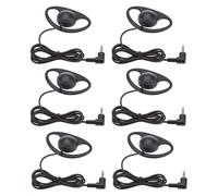 TIKATARER Auricolare Monoauricolare Leggero, Gancio Monoauricolare da 3,5 Mm con Morbido Cuscinetto Auricolare da 23 Mm, Ideale per Riunioni di Sistemi di Guide Turistiche, Lezioni Online (6PCS)