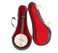 TIKATARER Banjos, Modello in Miniatura Banjo LIGHELIKE LIGHIKE SUPERFICI ACCESSORI DOLCCHI Strumenti Musicali per Adulti con Box di Archiviazione della Staffa Strumenti Musicali per Adulti per