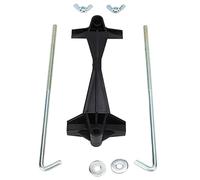 TIKATARER Batteria Tenere Verso il Basso, Morsetto a Batteria 5 Pollici Tosta il Morsetto 8 Pollici Dadi Bulloni Kit Kit di Gomma Down a Forma di Forma Accessori Universali Stabili