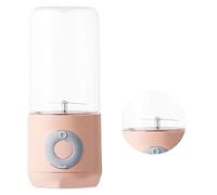 TIKATARER Blender Cup, 6 Lame USB USB Miscelatore di Frutta Ricaricabile Maker Smoothie con Frullatore Portatile Juicer Portatile per la a Casa all'aperto (PINK)
