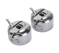 TIKATARER Bobbine da Cucire, 2pcs per Cucire Case di Bobina in Acciaio Inossidabile Sostituzione Guscio di Bobina Cucitura a Guscio Bobine per Cucitura Domestica
