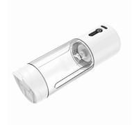 TIKATARER Bottiglia del Frullatore, Blender Portatile USB Cavo 6 Lame Juicer Cucina, Ufficio, Palestra (WHITE)
