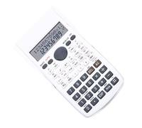 TIKATARER Calcolatrice Scientifica, 240 Funzioni Calcolatrice Multifunzione con Ampio Display a 12 Cifre e Copertina Rigida Scorrevole per Scuola Superiore, Università (WHITE)