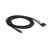 TIKATARER Cavo Audio Schermato, Cavo a Doppia Schermata in Oro Schermato da 6,5 piedi Cavi Audio Schermati con Trasmissione e Doppia Schermatura per Eliminare l'interferenza Esterna Schermata (5m)