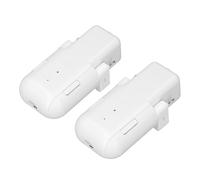 TIKATARER Chiudiporta WiFi Intelligente, Motore Elettrico Automatico da 2 Pezzi con Controllo APP, Modalità Silenziosa <25dB per Binario a Forma di U a Forma di T con Asta Romana