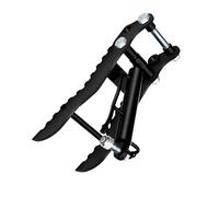 TIKATARER Clamp/Holder per Pollice Idraulica, Clamp/Holder per Pollice Idraulica a Foro Singolo per Mini Escavatore con Tubo Flessibile M14 2 Pezzi per Raccogliere Tronchi, Rocce e Detriti Come