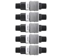 TIKATARER Connettore Rapido, 5 Set di Raccordi Rapidi Autobloccanti, Adattatore Rapido, Raccordo Tipo C, Tubo Flessibile Tipo C, Raccordo per Macchinari Ed Elettronica (SM+PM-30)