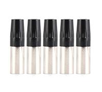 TIKATARER Connettore XLR, Adattatore a Spina Maschile a Maschio con Connettori XLR Compatti 5pc per Apparecchiature Audio