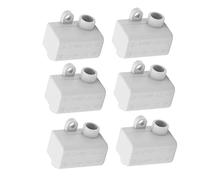 TIKATARER Connettori a Filo Elettrico, 10pcs 60A 400V ABS Brass Splitter Connector Where Connectors 23x22x20mm per Cablaggio della Luce del Soffitto, Cablaggio dell'interruttore