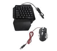 TIKATARER Convertitore Tastiera e Mouse per Telefoni Tablet, Connessione Cablata Plug & Play Senza Ritardi, Include Tastiera a 39 Tasti e Mouse 6 RGB, Ideale per Giochi Mobili (#1)