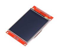 TIKATARER Display TFT, RISOLUZIONE 240x320 2,8 Pollici SPI LCD Touch Display Modulo PCB con Alimentatore IC e Scheda di Memoria Pannello LCD con Touchscreen per Dispositivi Logici 3,3 V/5