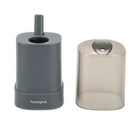 TIKATARER Distruttore di Stuzzicadenti, Portalo Stecchino Ispessimento del Distributore Automatico del Distributore di Stuzzicadenti per il Ristorante Cucina (BLACK)