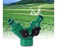 TIKATARER Divisore per Tubi, Divisori per Tubi a 2 Vie, Divisore del Flusso d'acqua con Valvola di Controllo, Ideale per Rubinetto dell'acqua da Giardino, Lavaggio Auto e Irrigazione Agricola