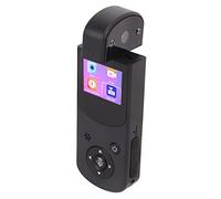 TIKATARER Fotocamera Stenopeica, Mini Videocamera Sportiva con Filtro Bellezza Portatile da 16 MP per Riprese Video (BLACK)