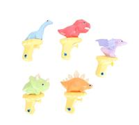 TIKATARER Giocattoli da Bagno con Dinosauri, 5 Giocattoli da Bagno in Plastica Ad Alta Pressione con Custodia, Ideali per Bambini Piccoli di 1-3 Anni, Ragazzi e ragazze.