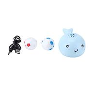 TIKATARER Giocattolo per Bagno Balena, Giocattoli da Bagno per Bambini in Carica USB Carica Portatili Giocattoli da Balena Giocattolo Carino Elettrico Galleggiante Galleggianti Palla Galleggiante